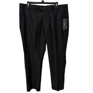 GREG NORMAN - MEN'S 38 X 30 - CHARCOAL GRAY SLIM FIT SLACK PANTS‎ NWT